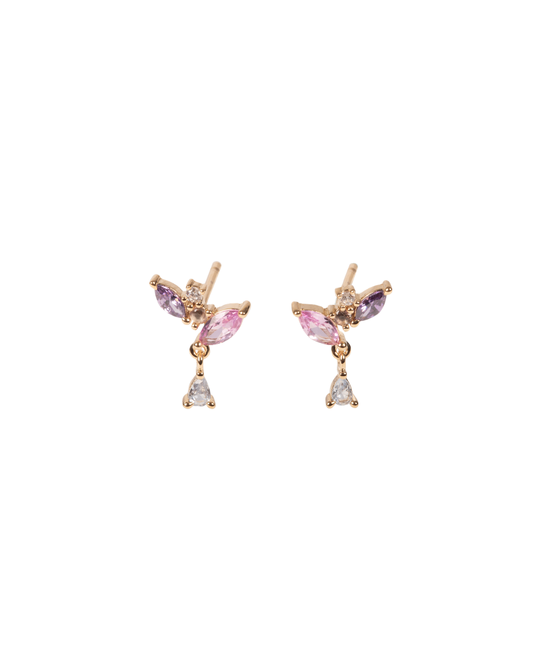 Boucles d'oreilles Plaqué Or & Oz Tina