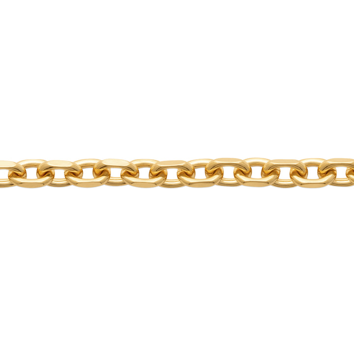 Bracelet Plaqué Or maille jaseron ovale Portofino