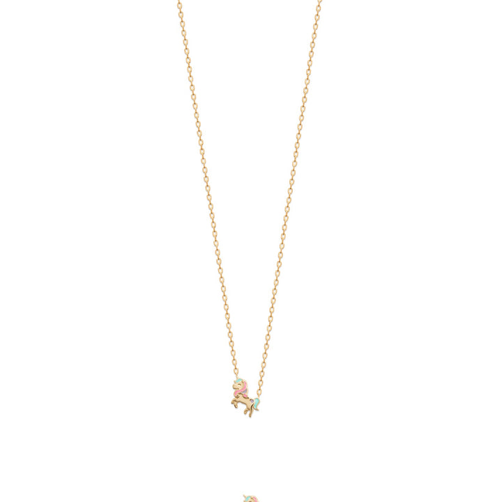 Collier Plaqué Or enfant Unicorn