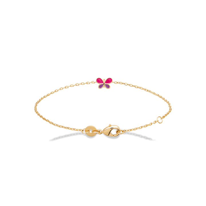 Bracelet Plaqué Or enfant Butterfly