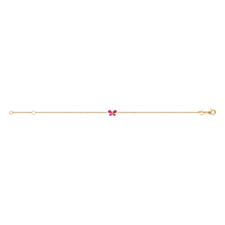 Bracelet Plaqué Or enfant Butterfly