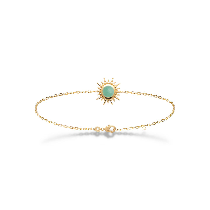 Bracelet Plaqué Or & Aventurine Dellia
