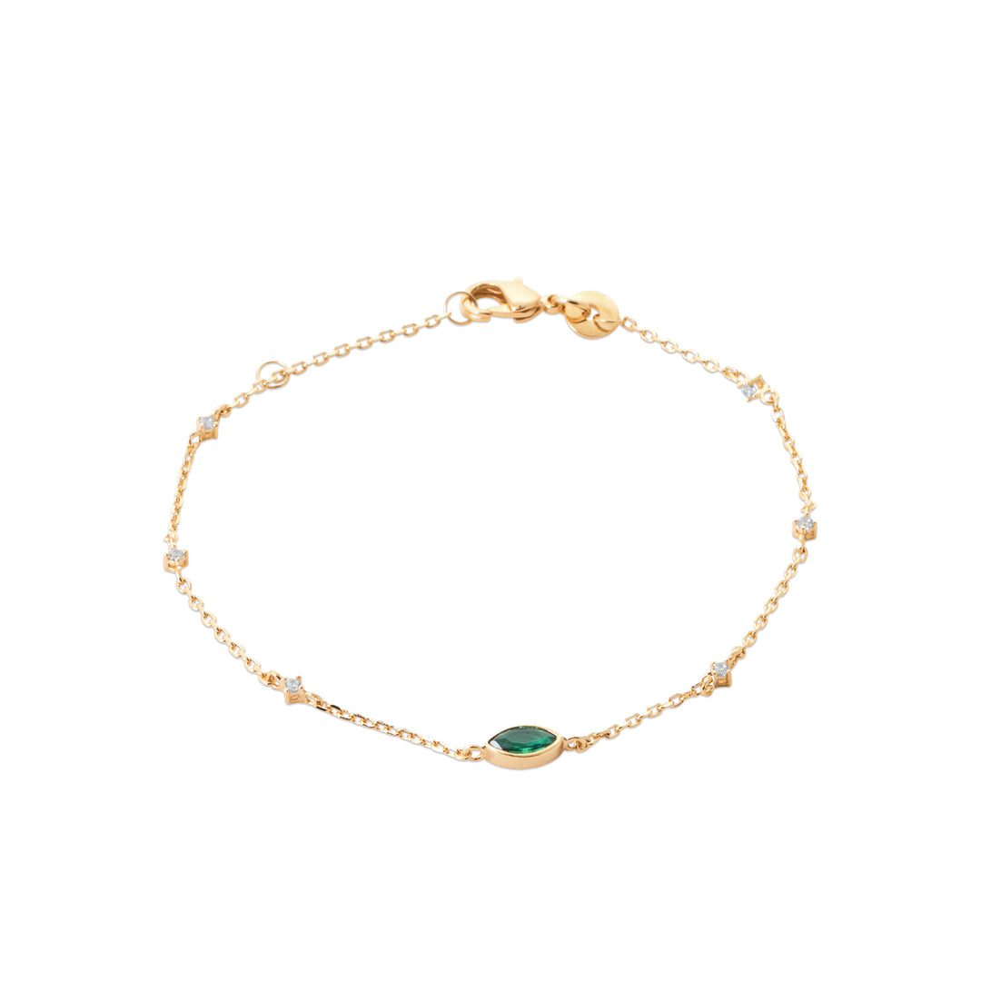 Bracelet Plaqué or & OZ Verde