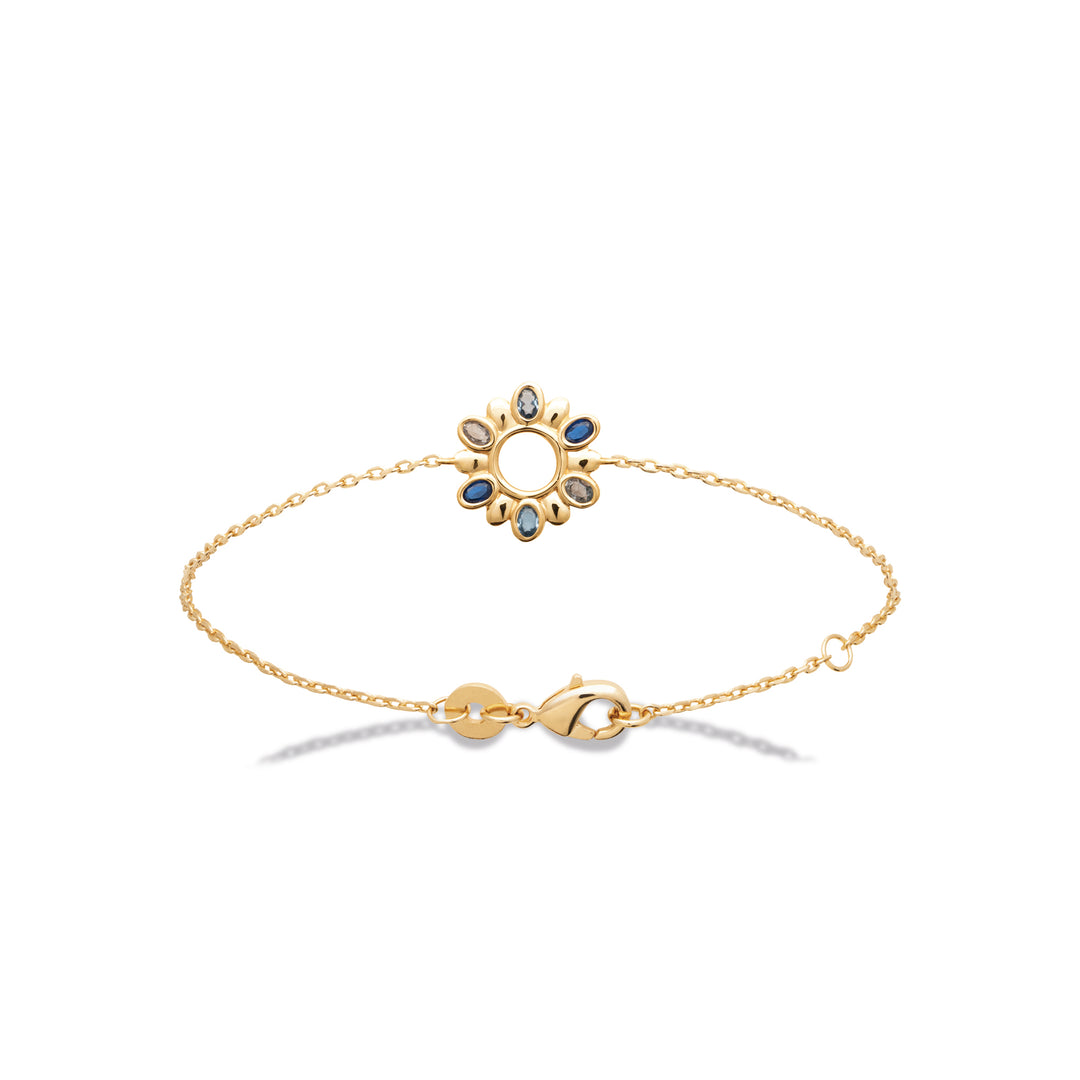 Bracelet Plaqué Or & Oz Bluebell