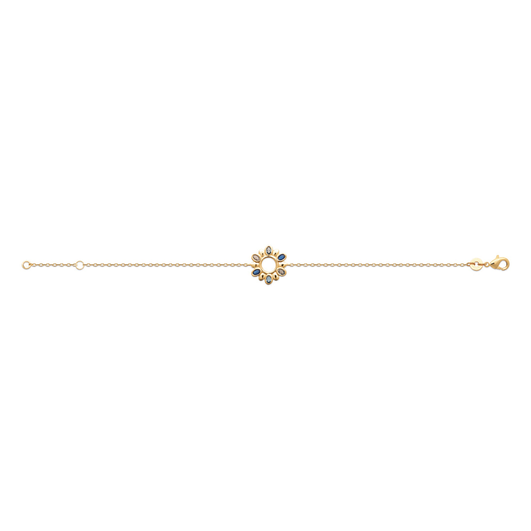 Bracelet Plaqué Or & Oz Bluebell