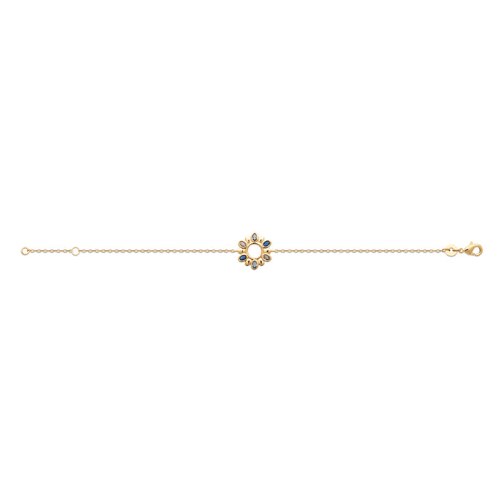 Bracelet Plaqué Or & Oz Bluebell
