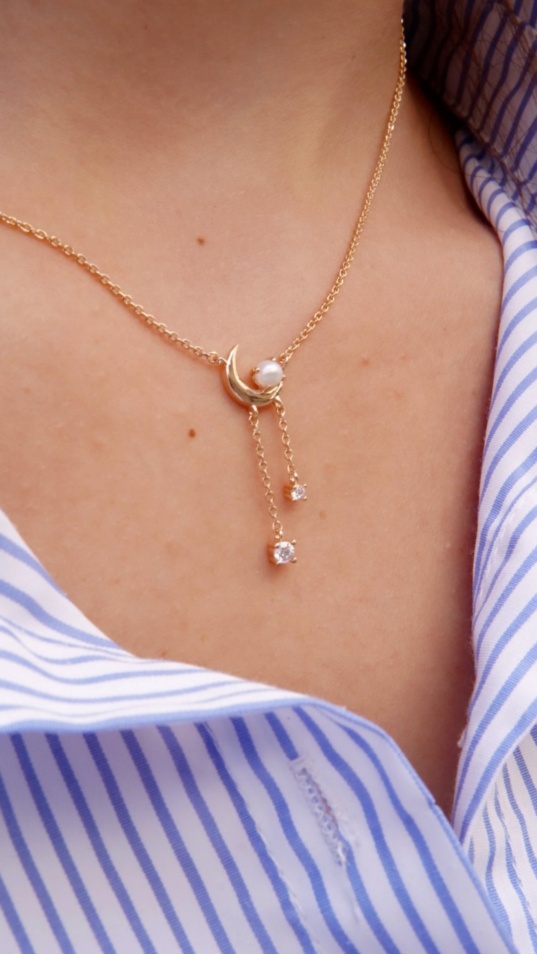 Collier Plaqué Or Selene