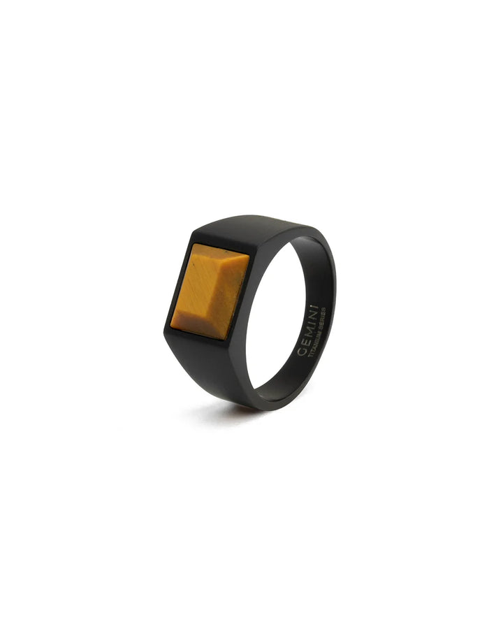 Bague Gemini Credo Black Tiger CRE03