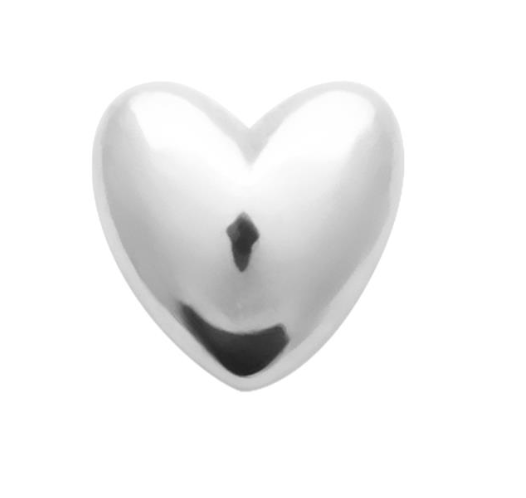 Piercing Argent 925 Tige Titane Corazón