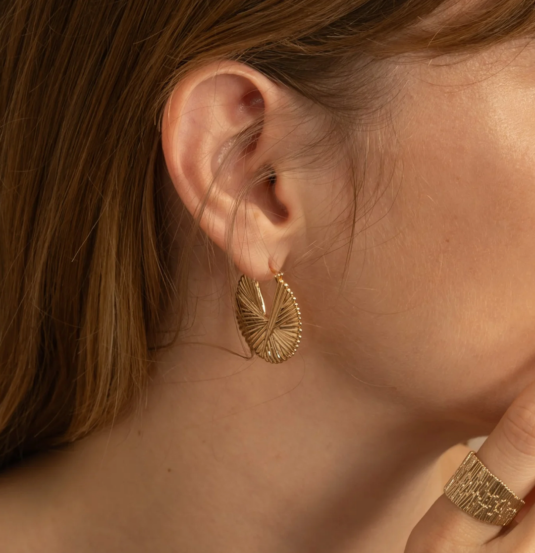 Boucles d'oreilles Plaqué Or Pampa Saunier