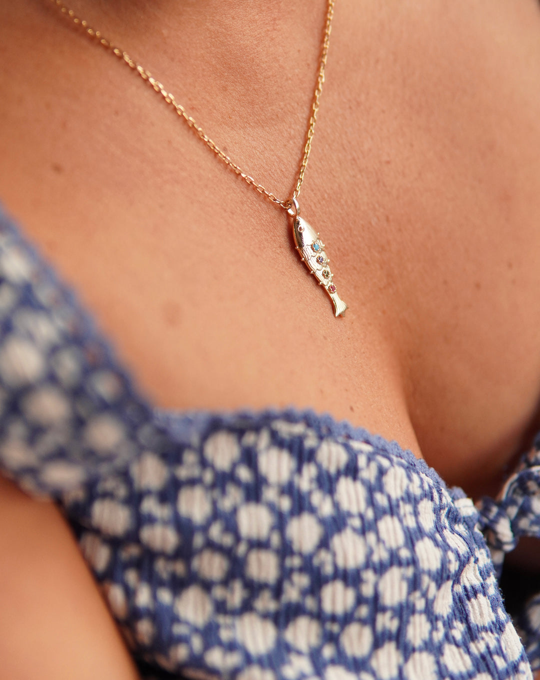 Collier Plaqué Or & Oz Nerida Poisson