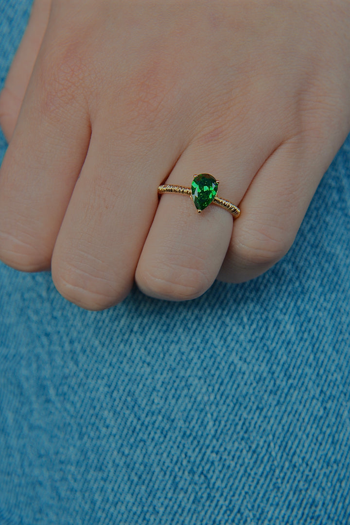 Bague Plaqué Or & Oz Roma