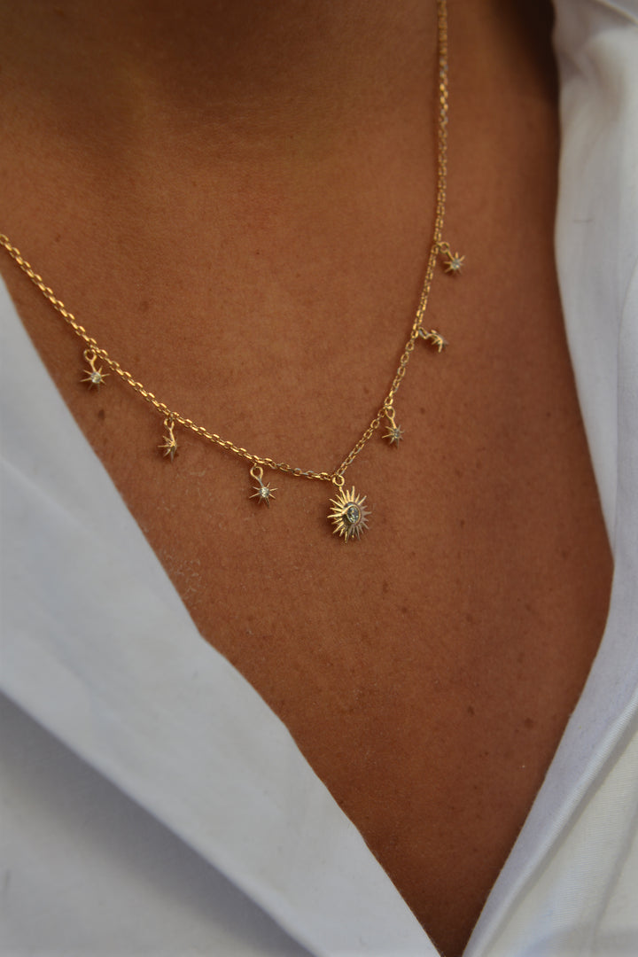 Collier Plaqué Or & Oz Zon