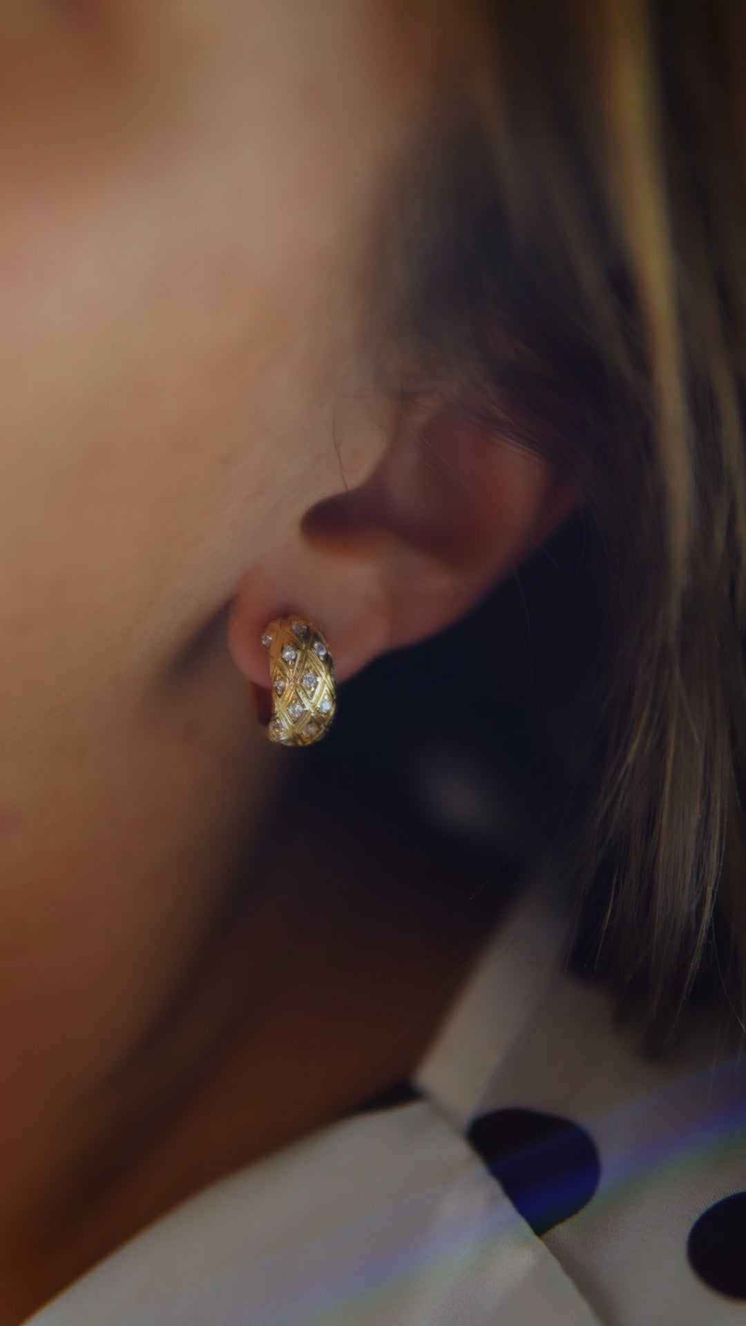 Boucles d'oreilles Plaqué Or & Oz Noor