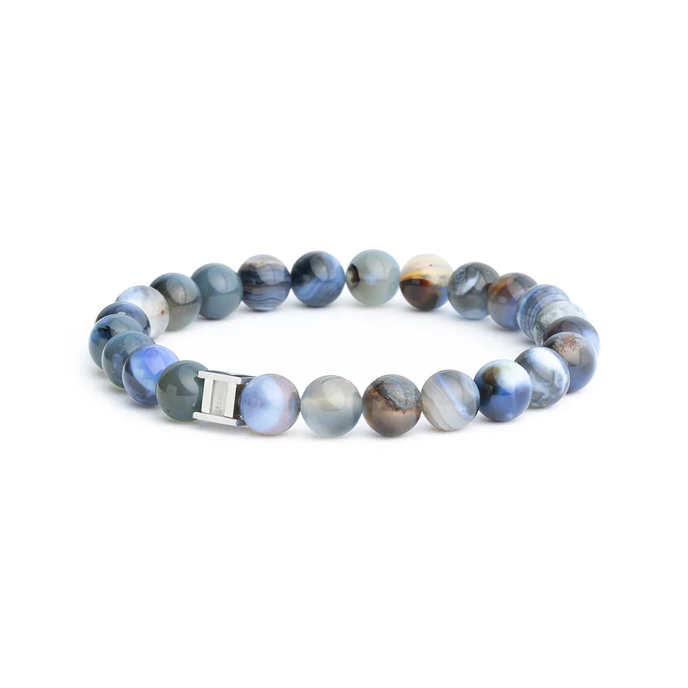 Bracelet Gemini Blue Agate G22S