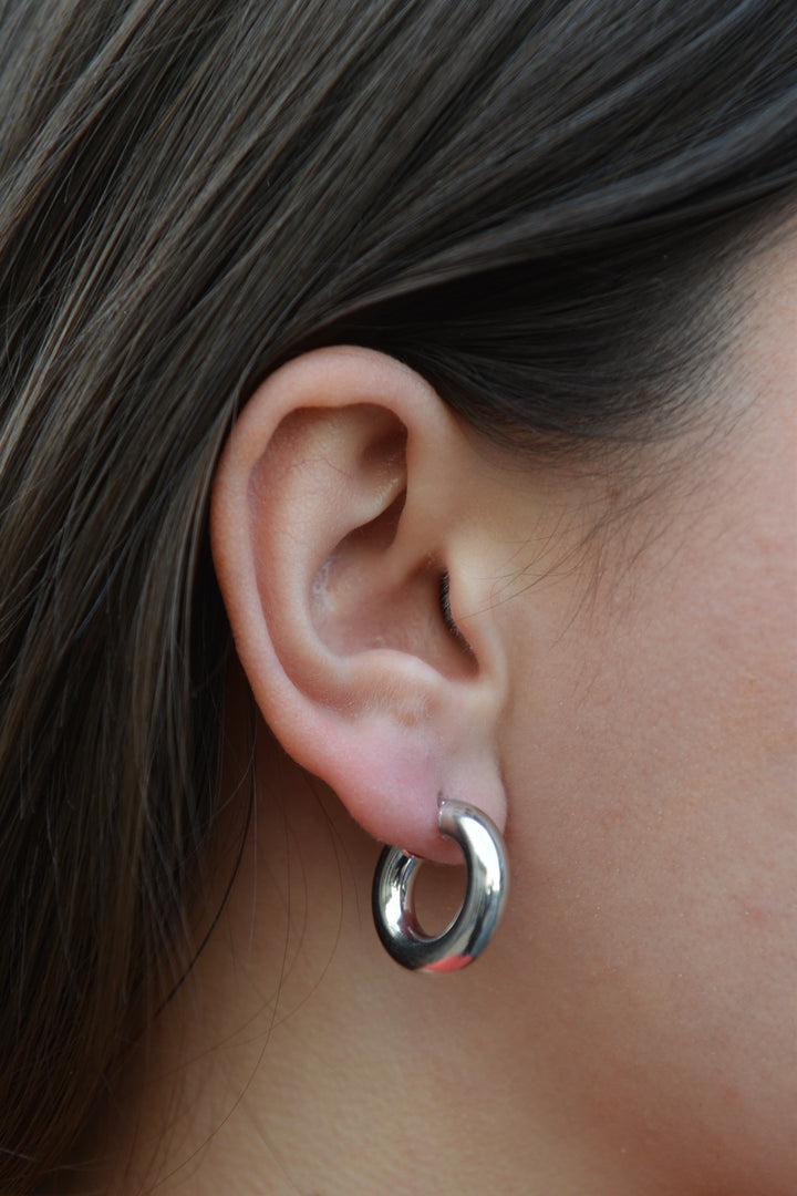 Boucles d'oreilles Argent 925 créoles Anastase