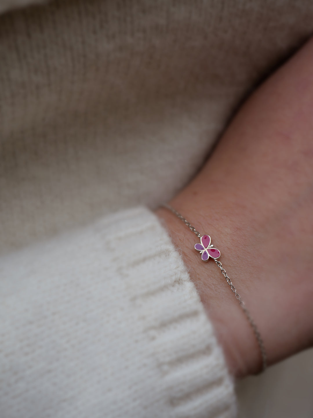 Bracelet Argent 925 enfant Butterfly