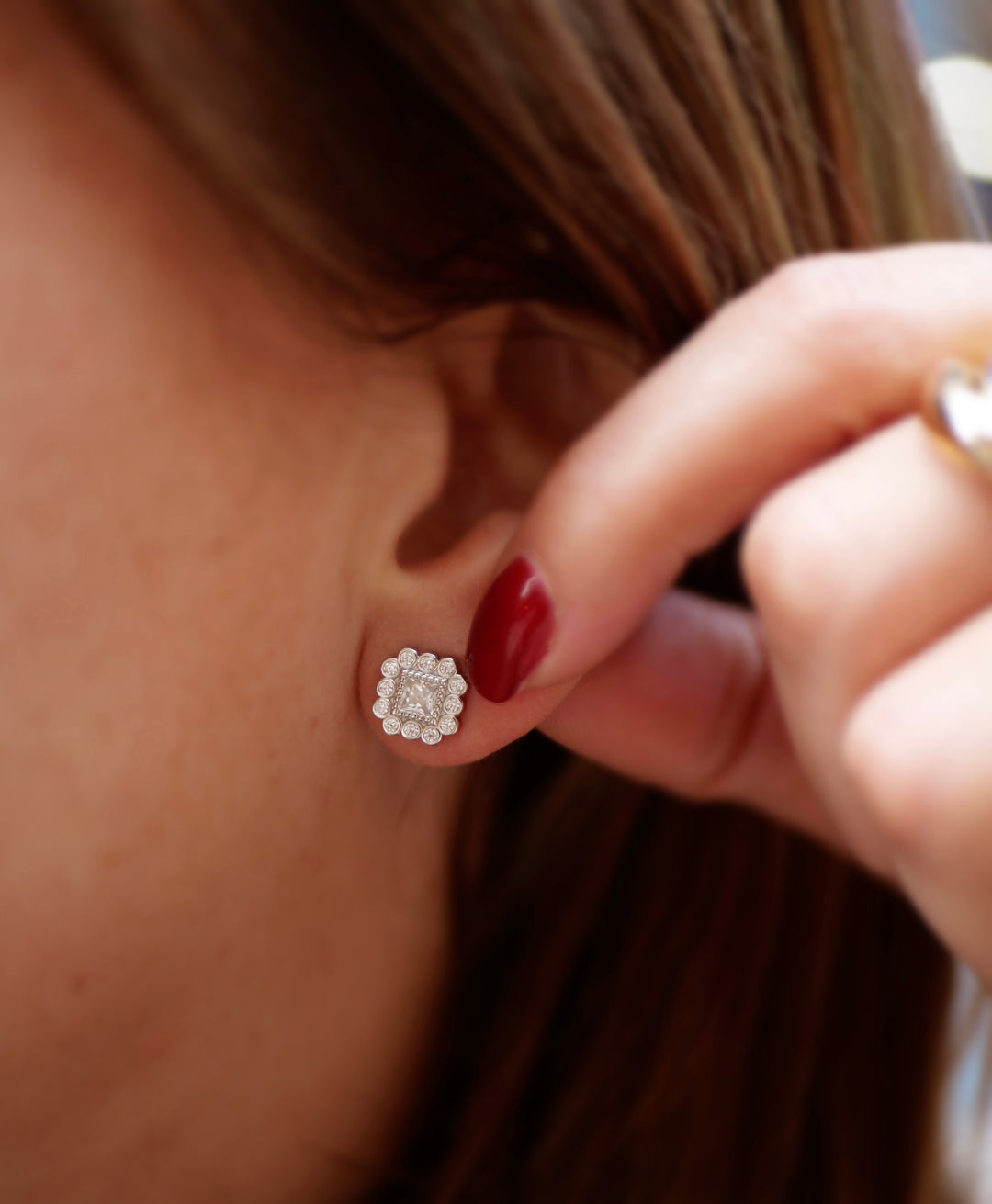 Boucles d'oreilles Argent 925 & Oz Trésor