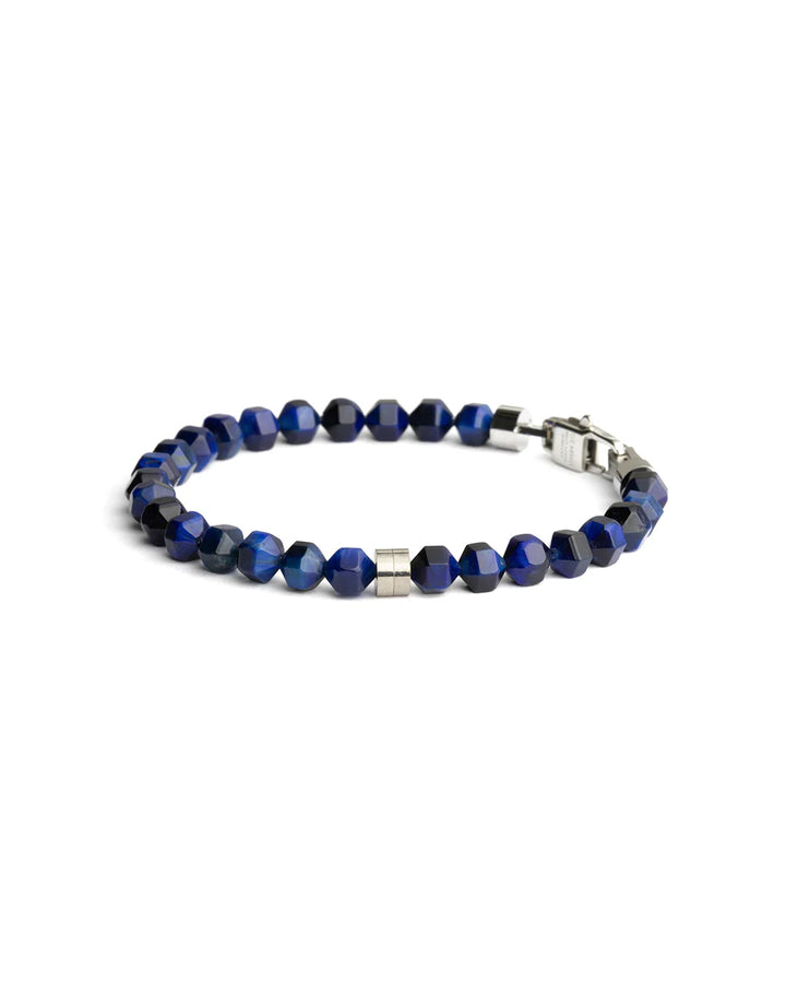 Bracelet Gemini blue Tiger Eye N24ML