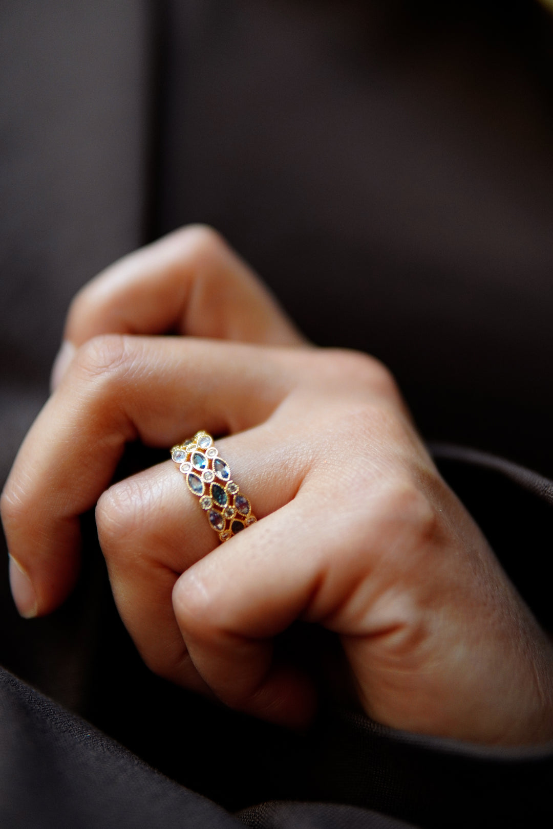 Bague Plaqué Or & Oz Merveille