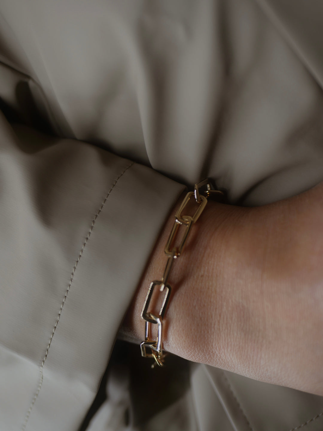 Bracelet Plaqué Or Moe