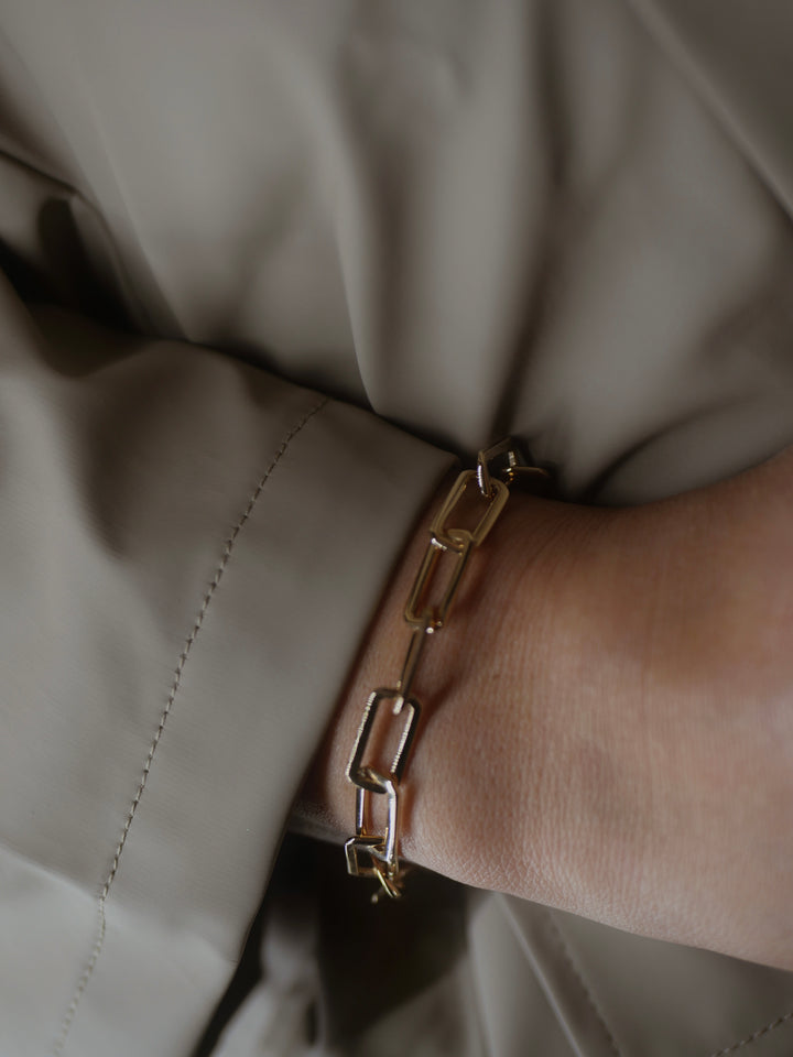 Bracelet Plaqué Or Moe