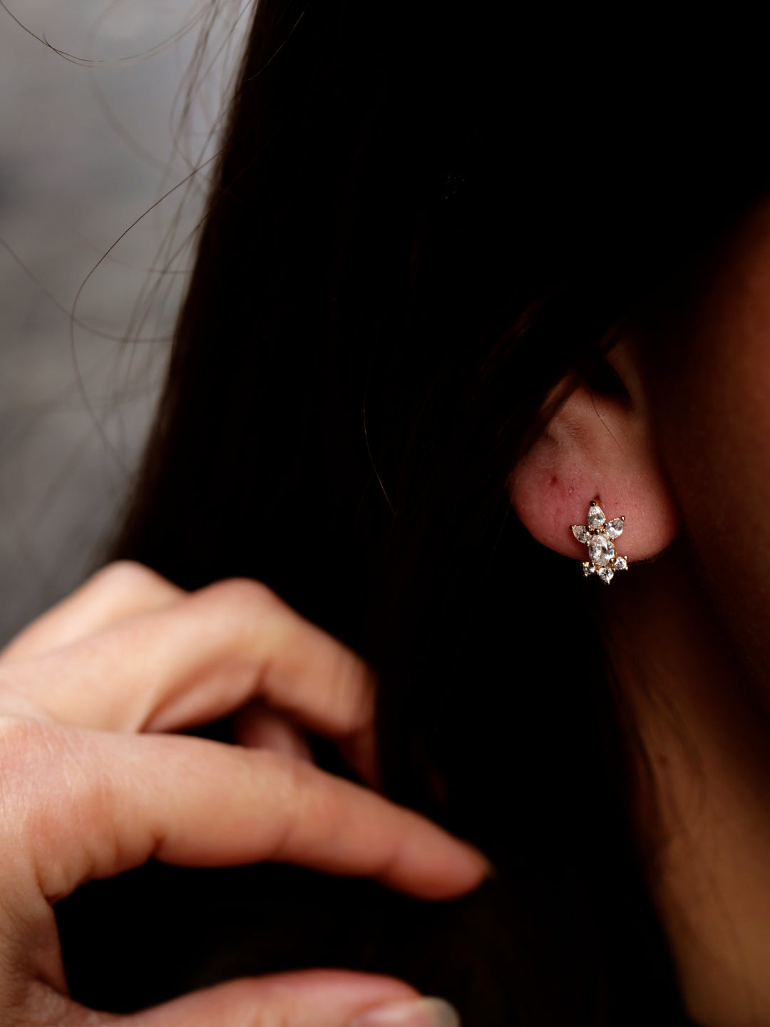 Boucles d'oreilles Plaqué Or & Oz Astrell