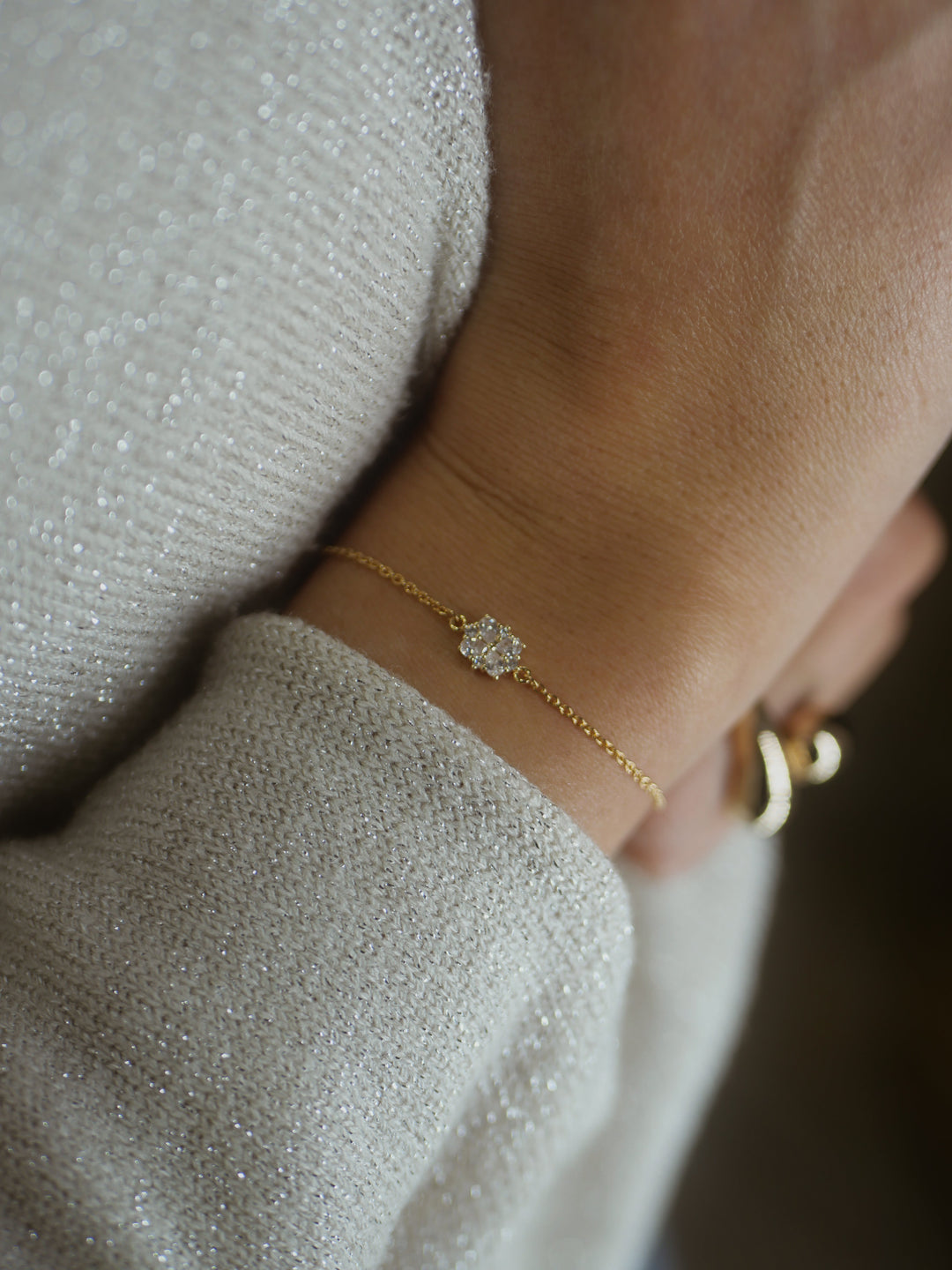 Bracelet Plaqué Or & Oz Nenuphar