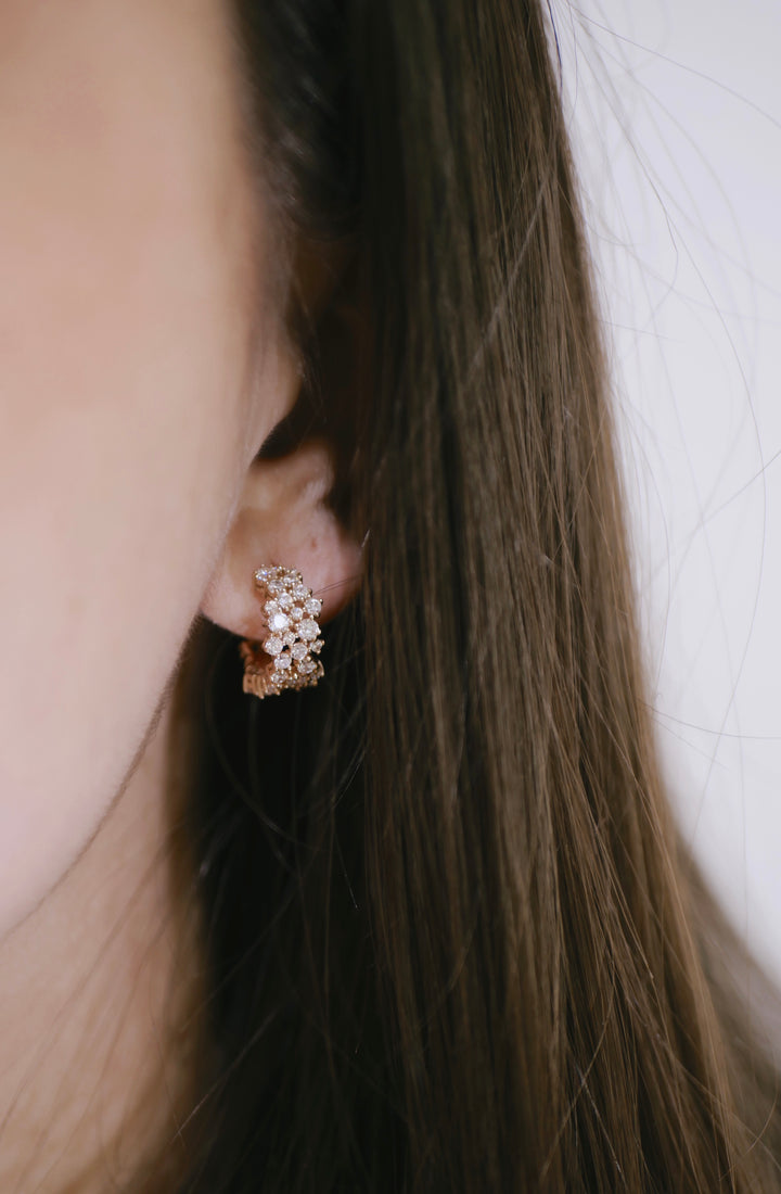 Boucles d'oreilles Plaqué Or & Oz Spark