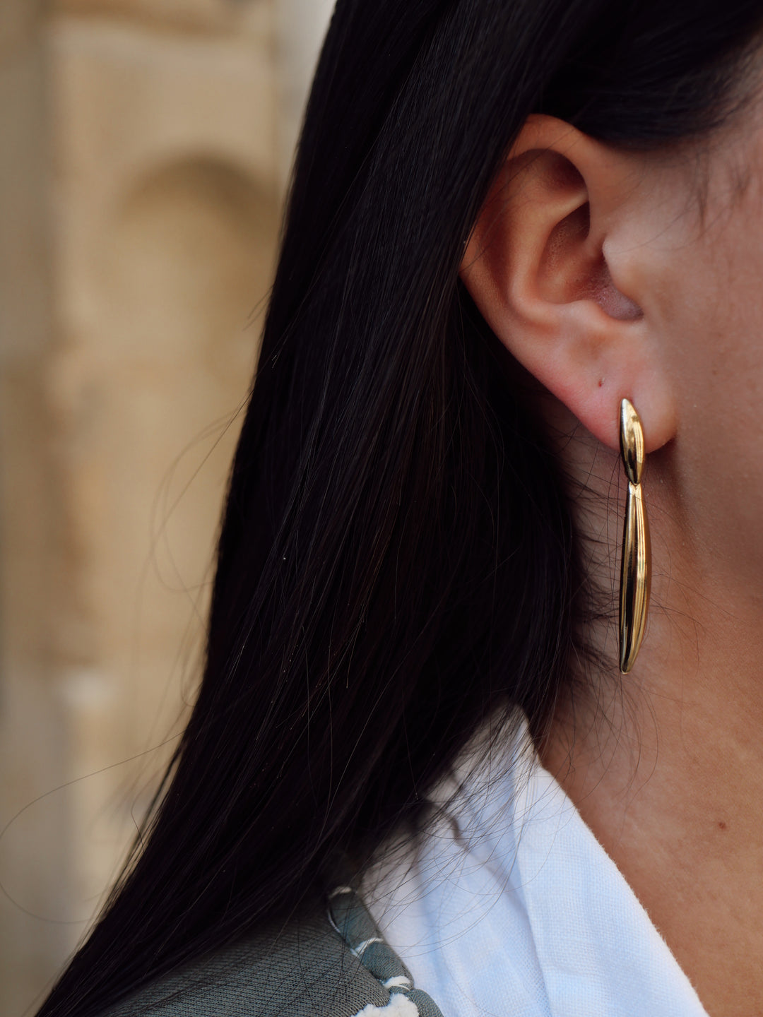 Boucles d'oreilles Acier inoxydables doré Zelya