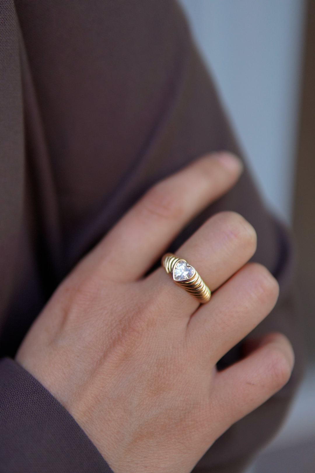 Bague Plaqué Or & Oz Novae