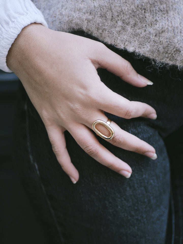 Bague Plaqué Or Ibiza