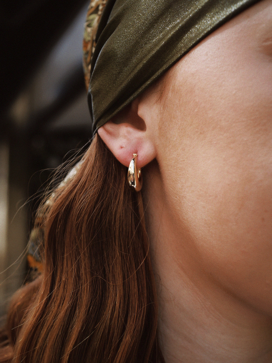 Boucles d'oreilles Plaqué Or créoles Bulle