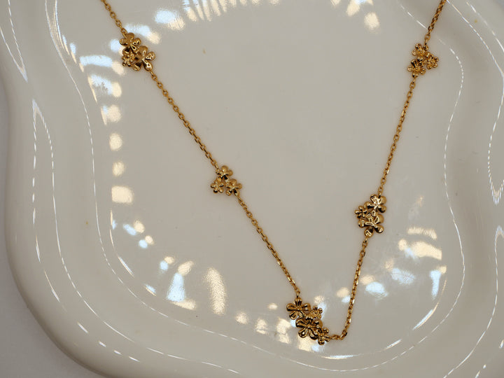 Collier Plaqué Or Botanica