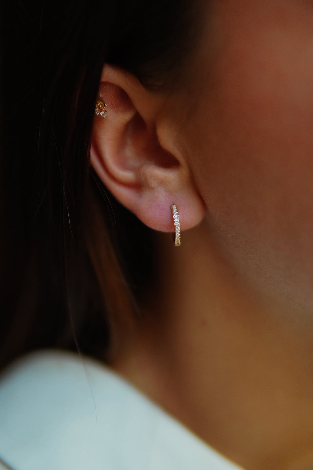 Boucles d'Oreilles Plaqué Or & Oz Lolita