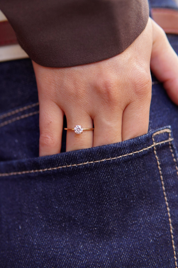 Bague Plaqué Or & Oz Promesa