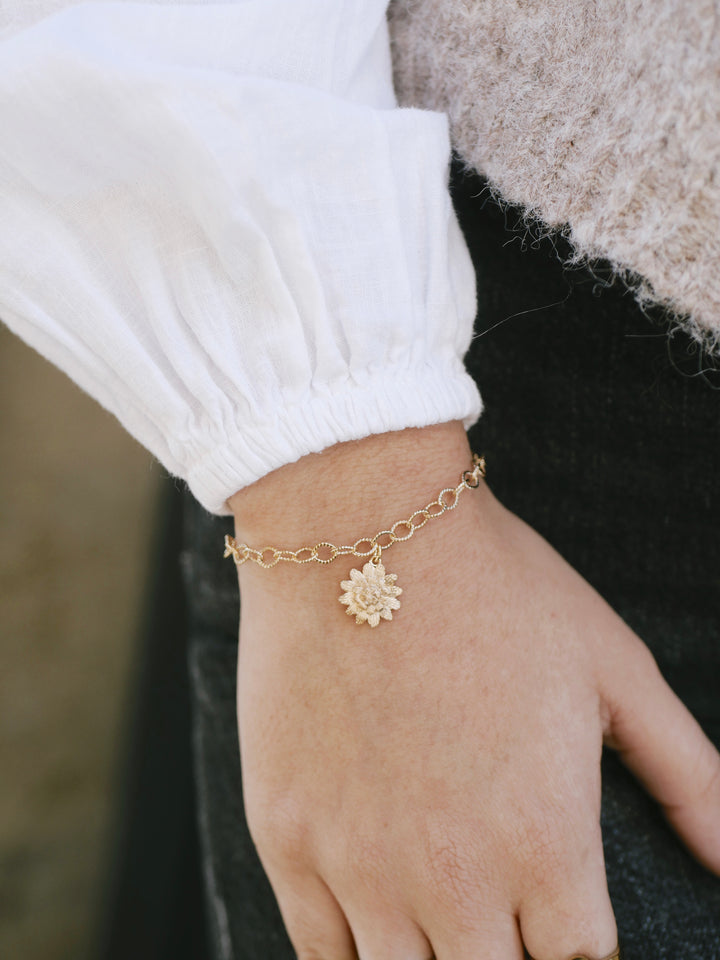 Bracelet Plaqué Or Origami Saunier