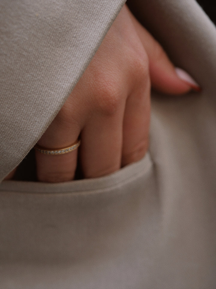 Bague Plaqué Or & Oz Bahya