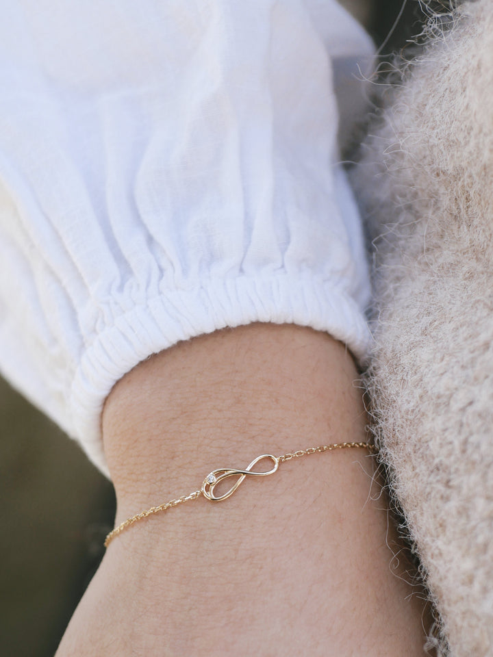 Bracelet Plaqué Or & Oz Infinitéa
