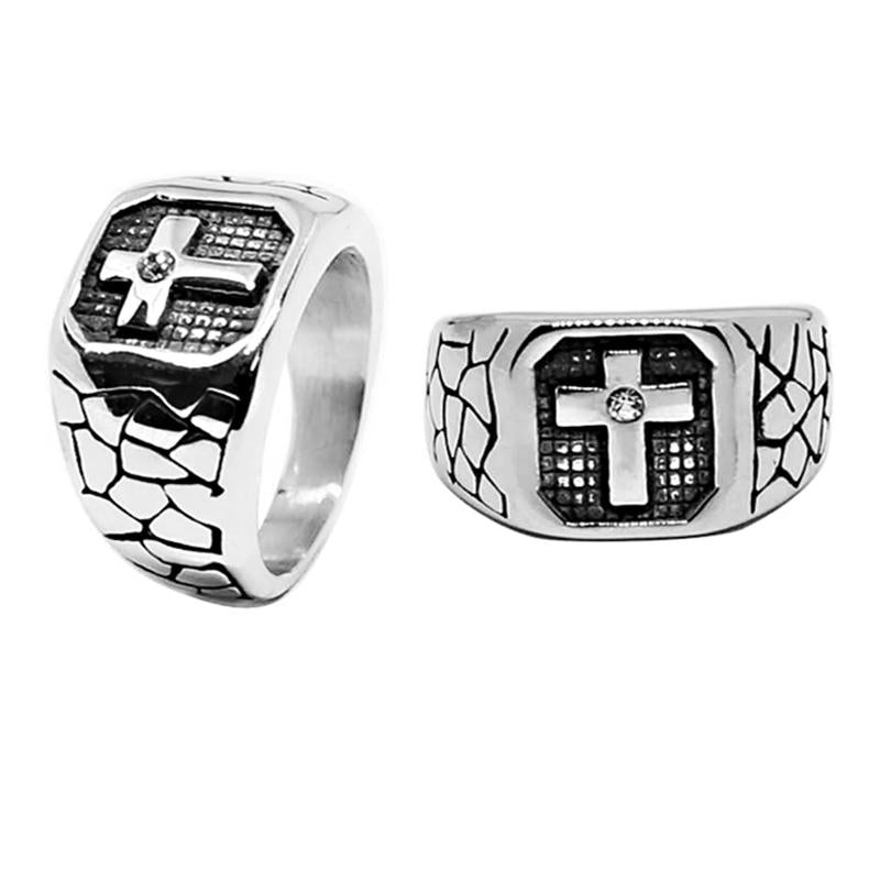 Bague Acier inoxydable Homme Clovis