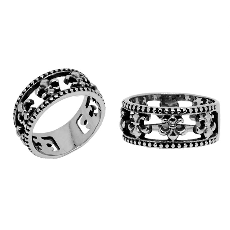 Bague Acier Inoxydable Homme Flo