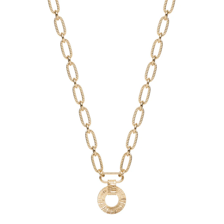 Collier Plaqué Or Tesselle Saunier