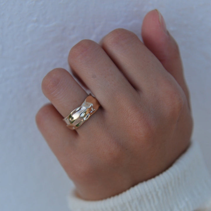 Bague Plaqué Or Minorque