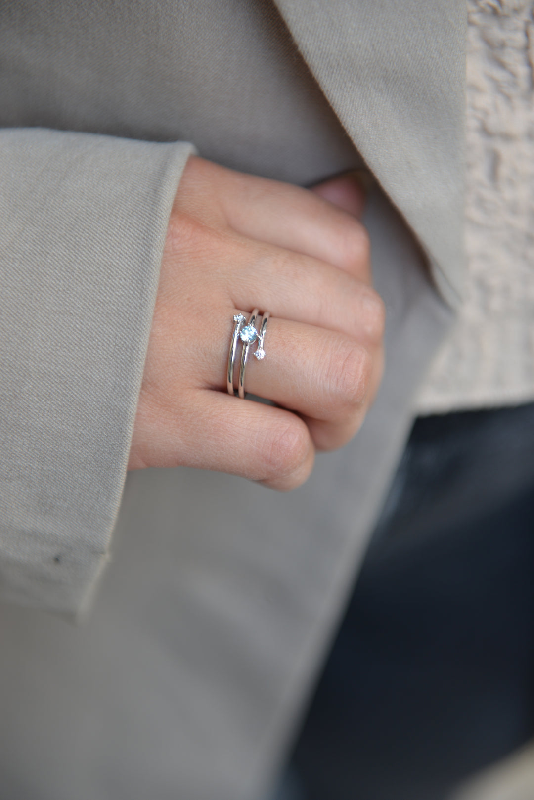 Bague Argent 925 & Oz Carmela