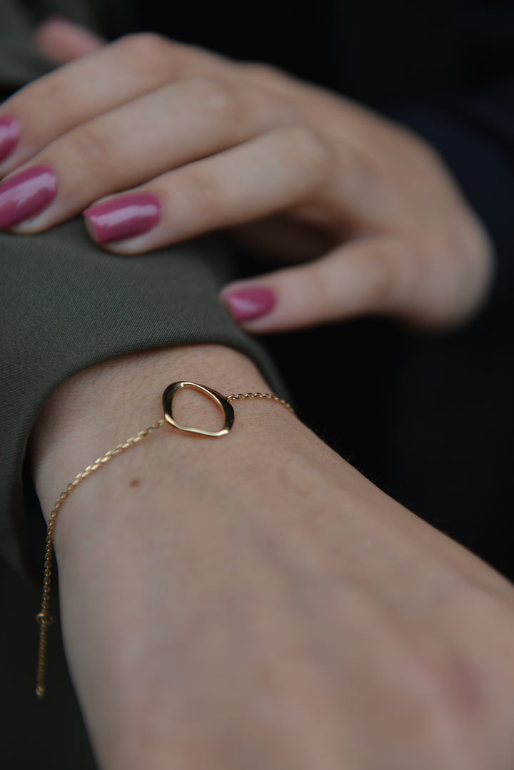 Bracelet Plaqué Or Belle