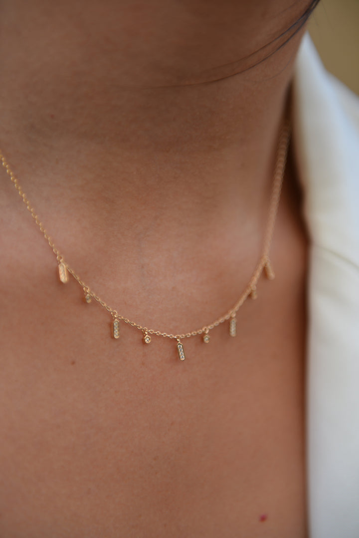 Collier Plaqué Or & Oz Mona