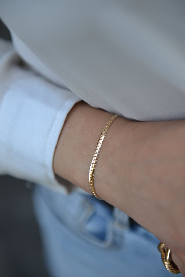 Bracelet Plaqué Or Sissy