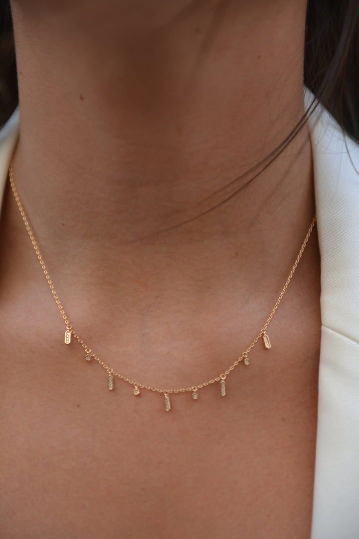 Collier Plaqué Or & Oz Mona