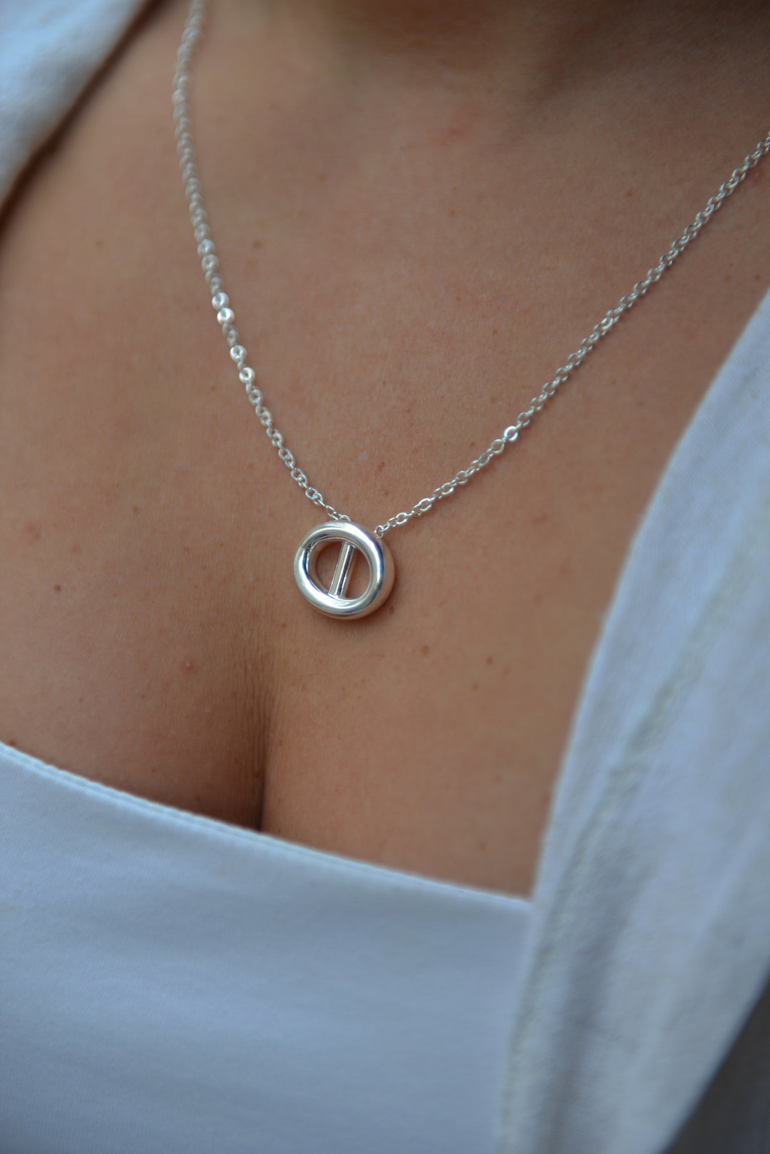 Collier Argent 925 en maille marine Texas