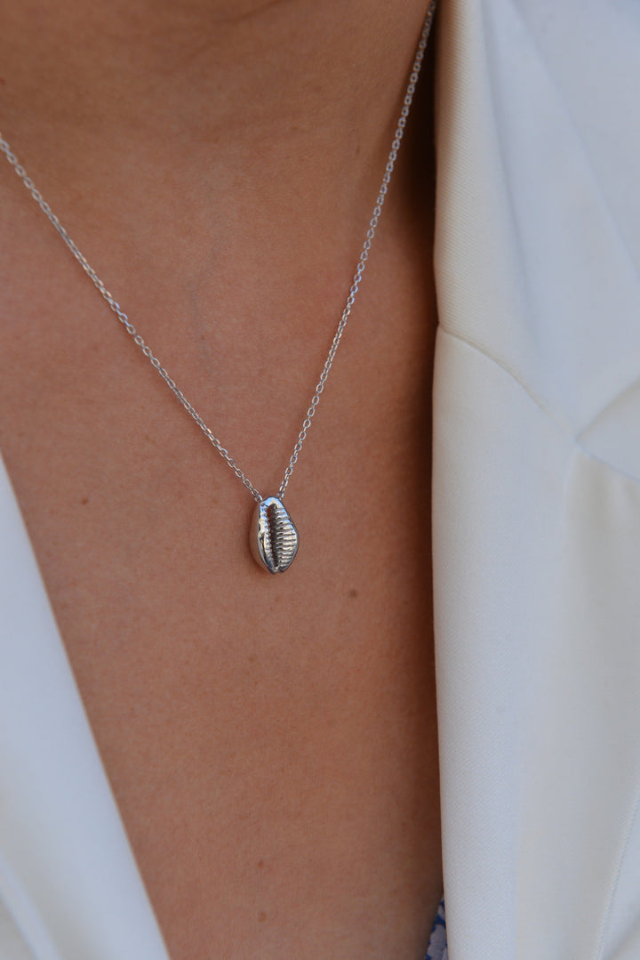 Collier Argent 925 motif coquillage Manille
